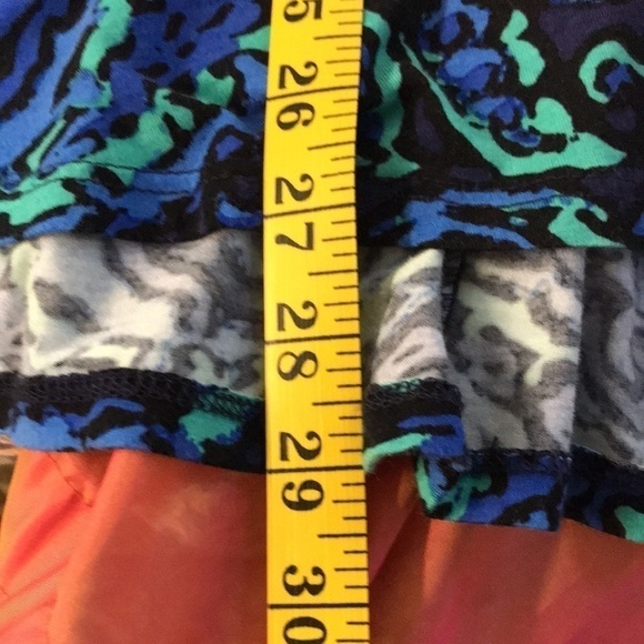 Cable & Gauge Women’s Tunic Top L Blue Green Swing Style Buttons in Back Soft - Picture 10 of 10